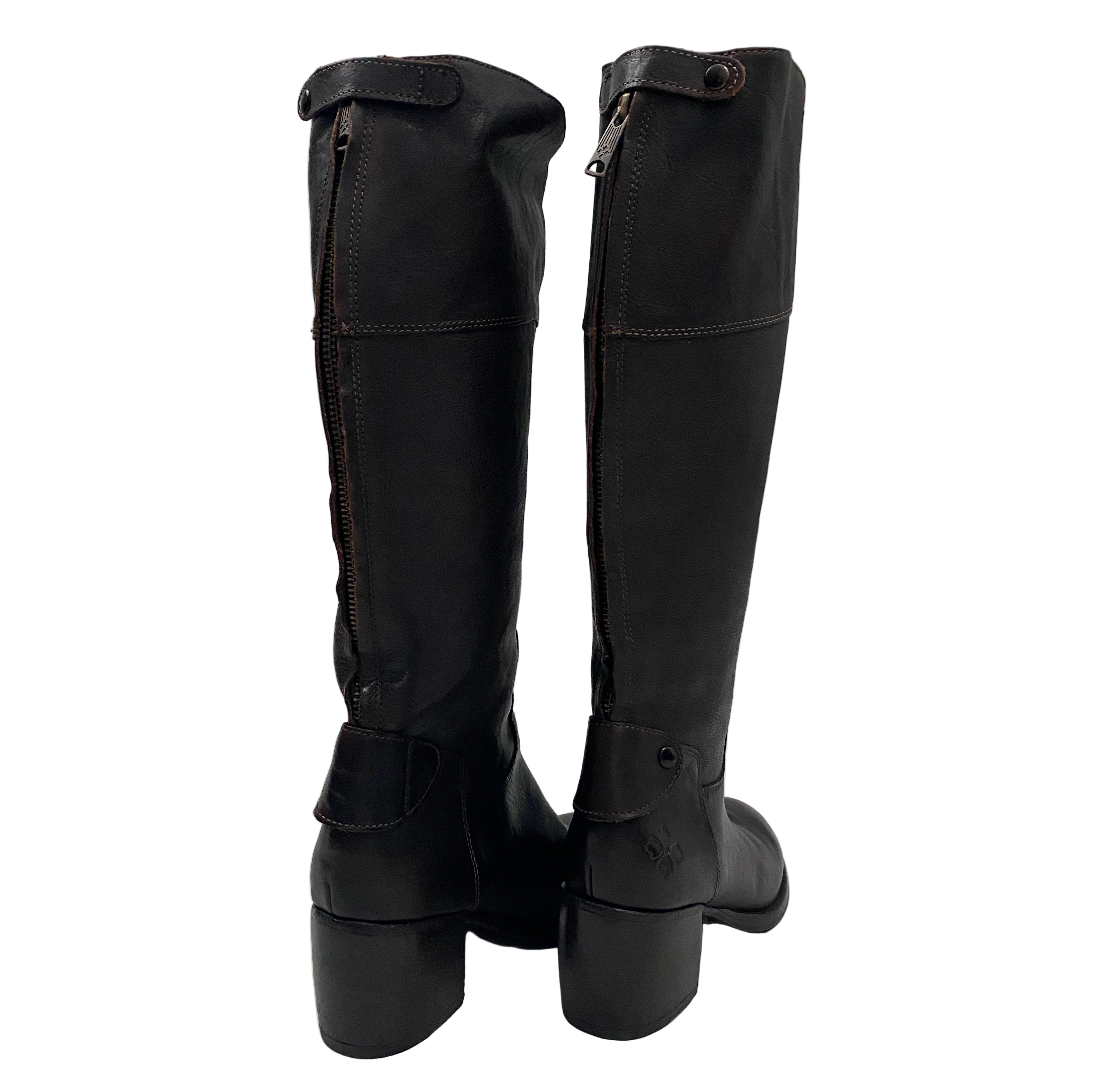 Patricia Nash Tall Brown Boots (7.5)