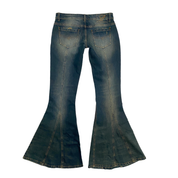 Blumarine Runway Low Rise Studded Flare Jeans (M)