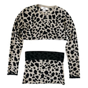 Reworked Cashmere Leopard Set (S/M)