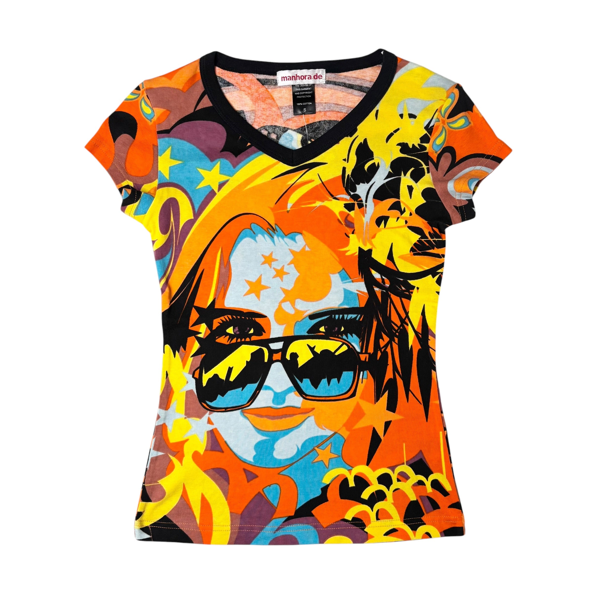 Manhora De Graphic Euro Baby Tee (S)