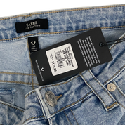 True Religion Low Rise Patched Flare Jeans (M)
