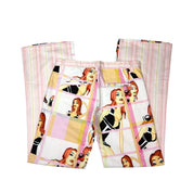 Deadstock Custo Barcelona Pink Striped Y2K Pants (M)