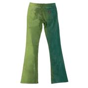 Miss Sixty 2000s Low Rise Green Ombre Flare Jeans (XS)