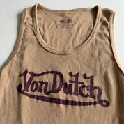 Y2K Von Dutch Ribbed Tank (XS/S)
