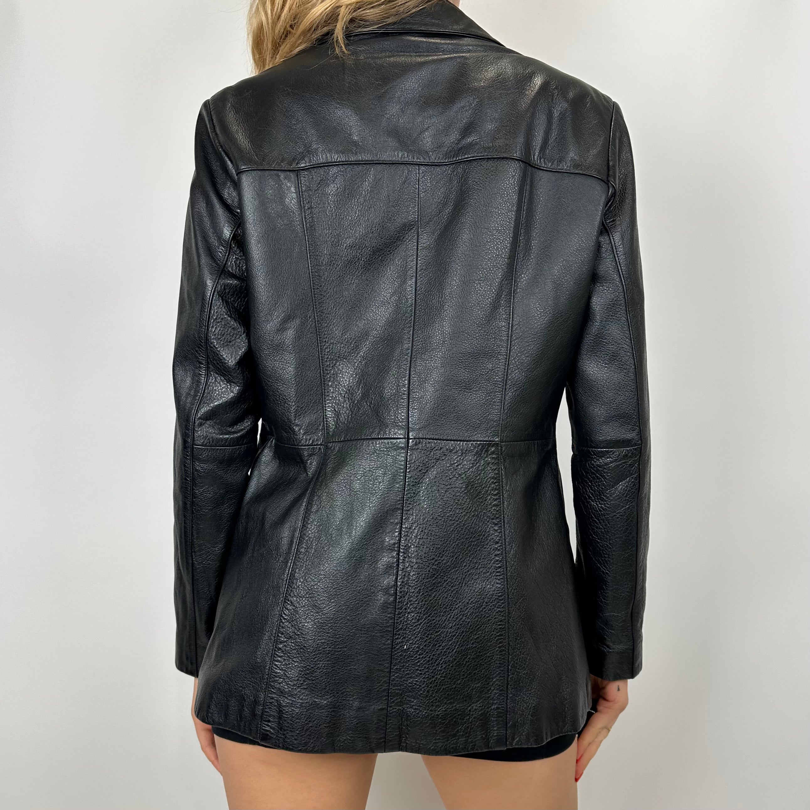 Vintage 90's Wilson's Black Leather Jacket (s/m)