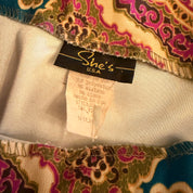 Vintage Mandala Print Capris (XS/S)