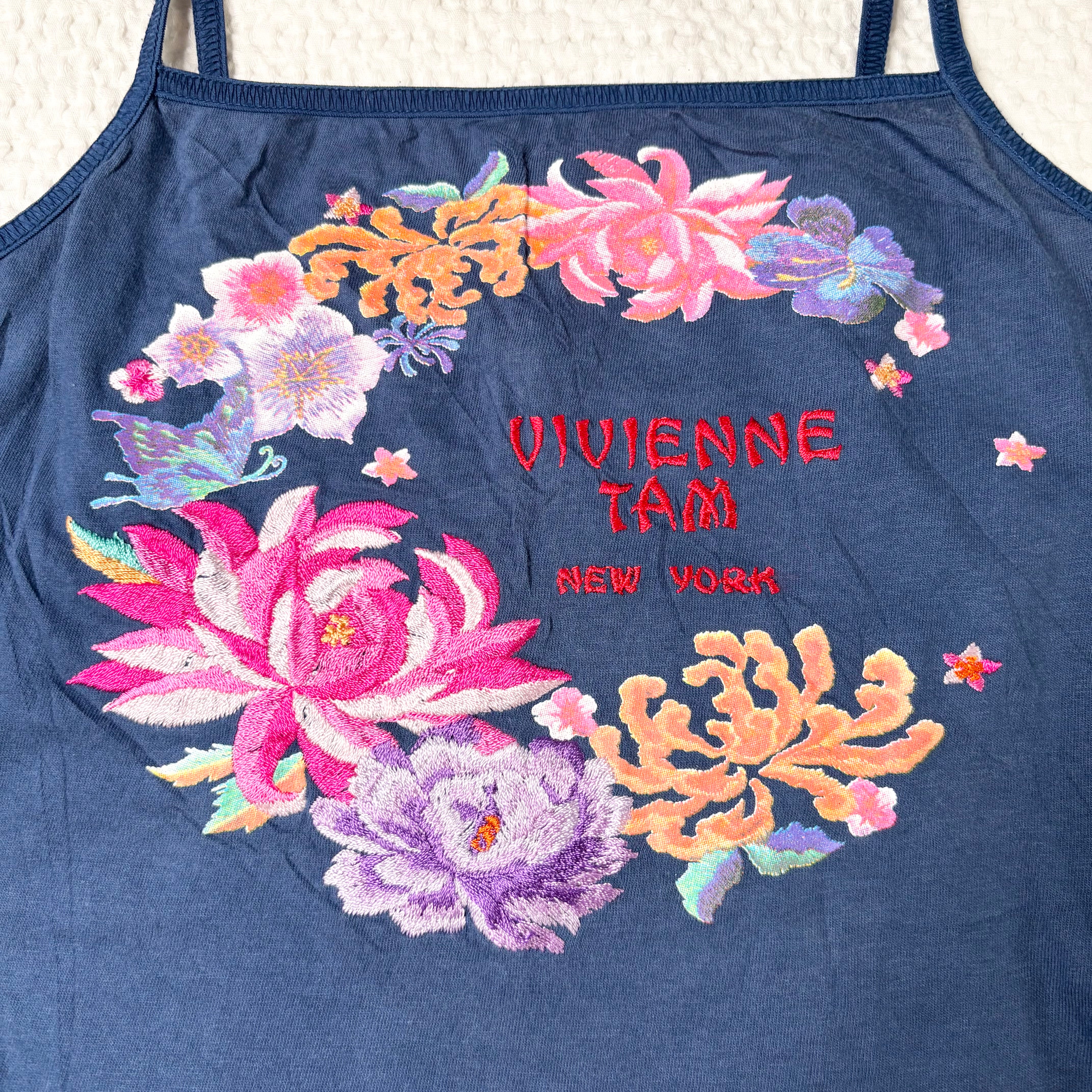 Vivienne Tam Embroidered Graphic Tank (S) – Holy Thrift