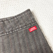 Miss Sixty Pleated Herringbone Mini Skirt (M)