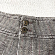 Miss Sixty Pleated Herringbone Mini Skirt (M)