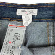 Y2K West 36th Beaded Denim Midi Skirt (S)