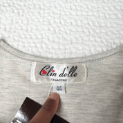 Clin Delle Euro Beaded Tee (M)