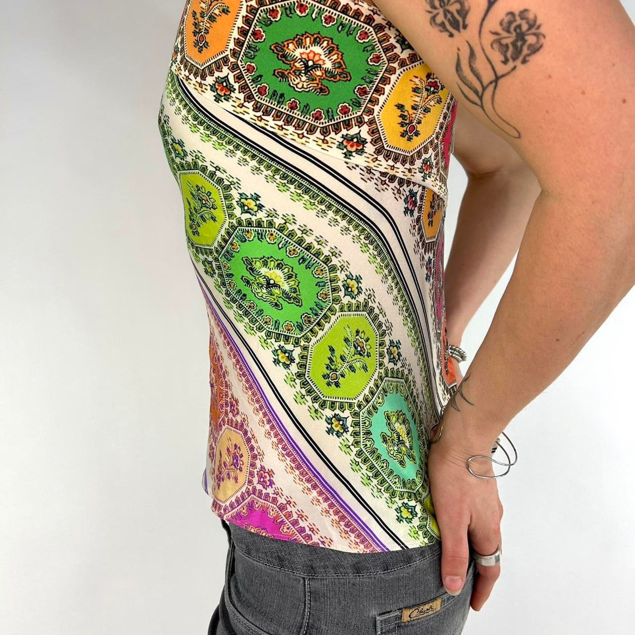 Roberto Cavalli Silk Top (XS)