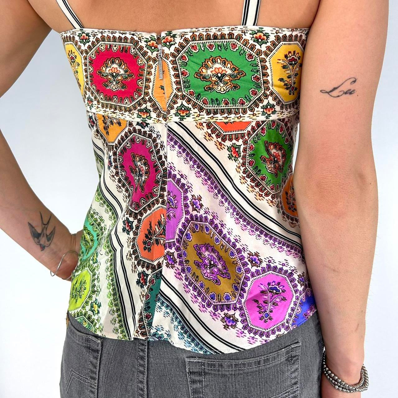 Roberto Cavalli Silk Top (XS)