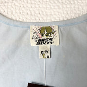 Miss Sixty Beaded Embroidered Graphic Tank (S)