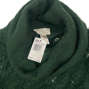 Diesel Forest Green Ribbed Turtleneck Sweater (S)