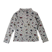 Angel Blue Star AOP Mock Neck Top (XS-S)