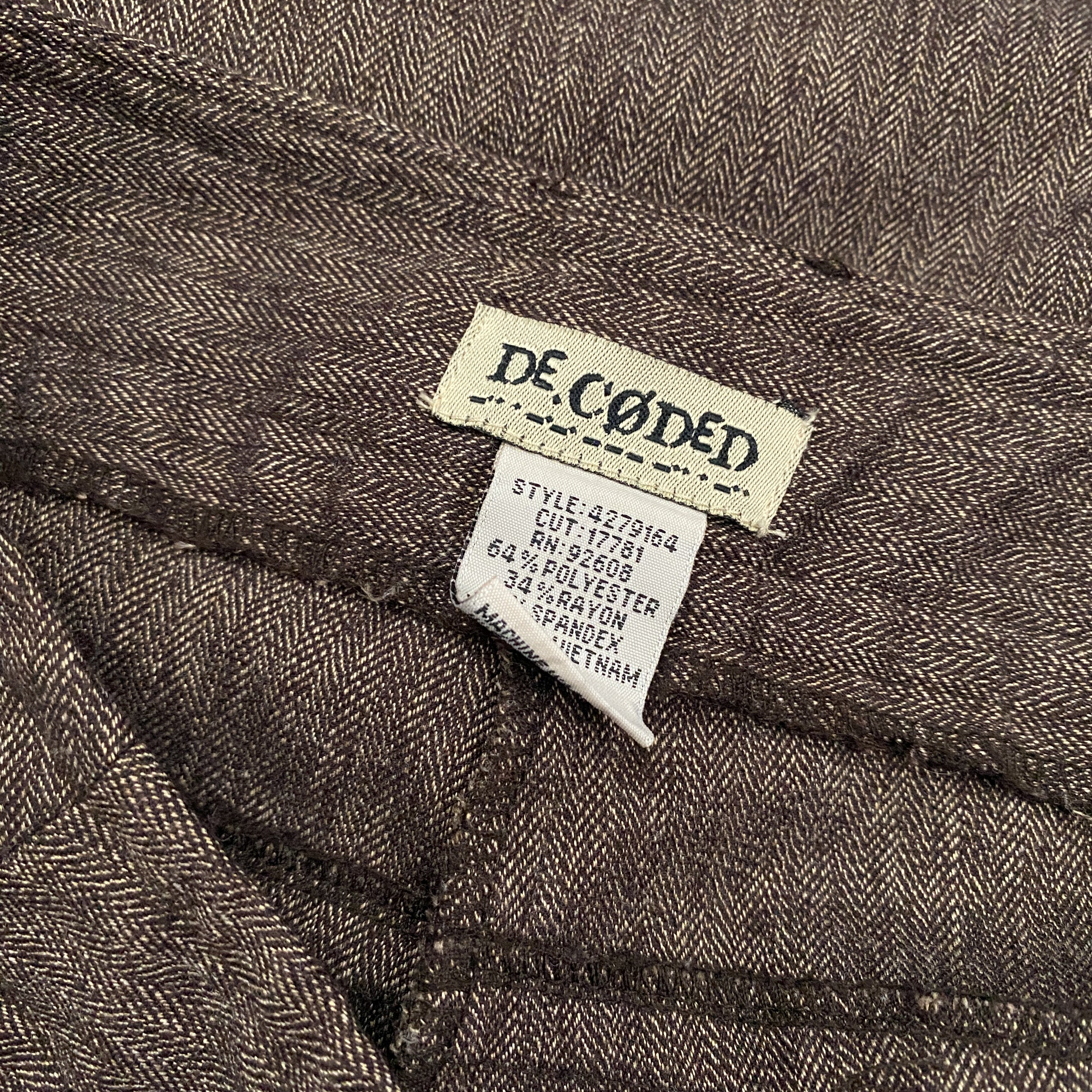 2000's Brown Flared Trousers (M)