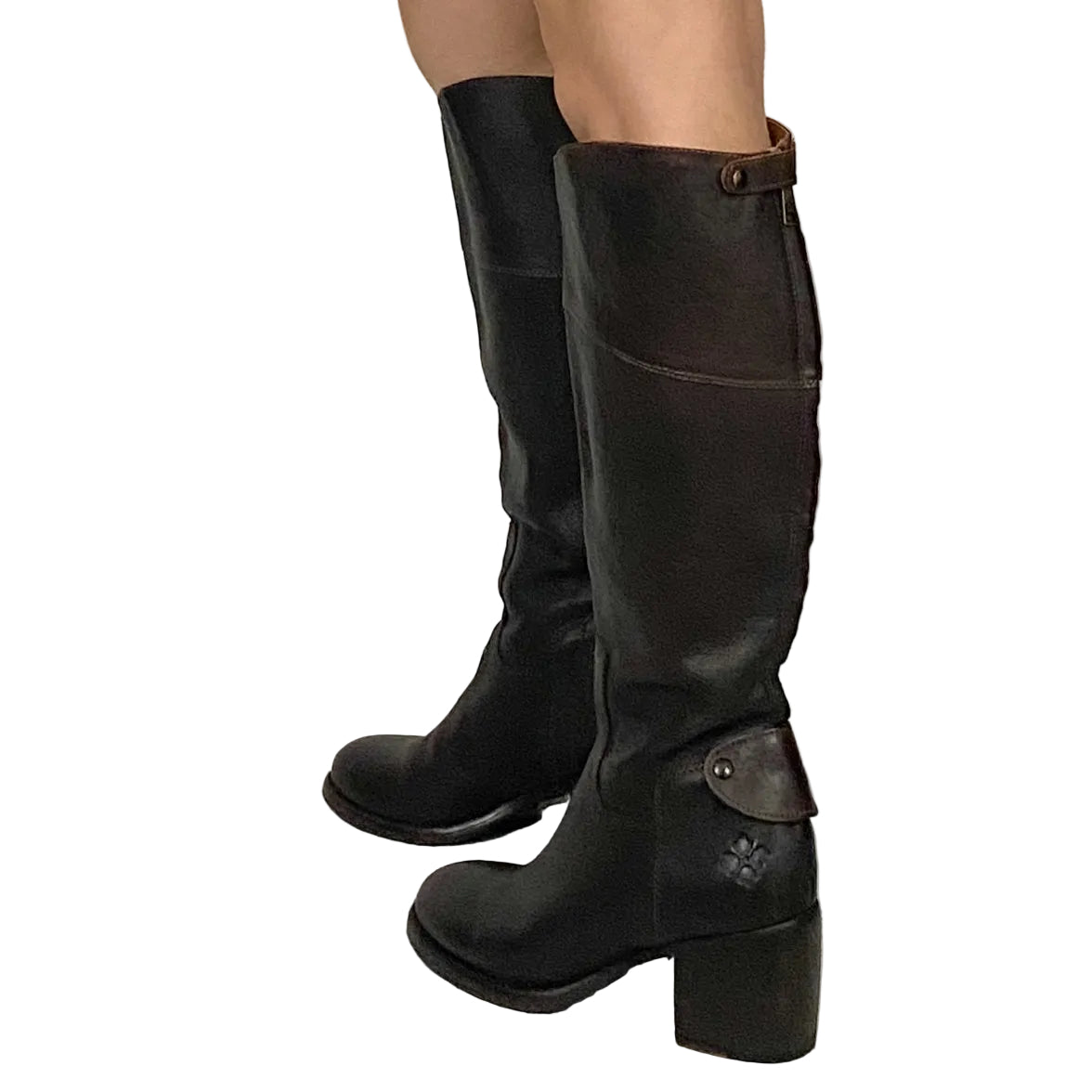 Patricia Nash Tall Brown Boots (7.5)