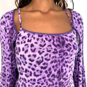 Moschino Purple Leopard Set (S)