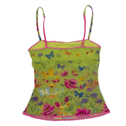 Cosabella Lime Green Mesh Butterly Cami (M)