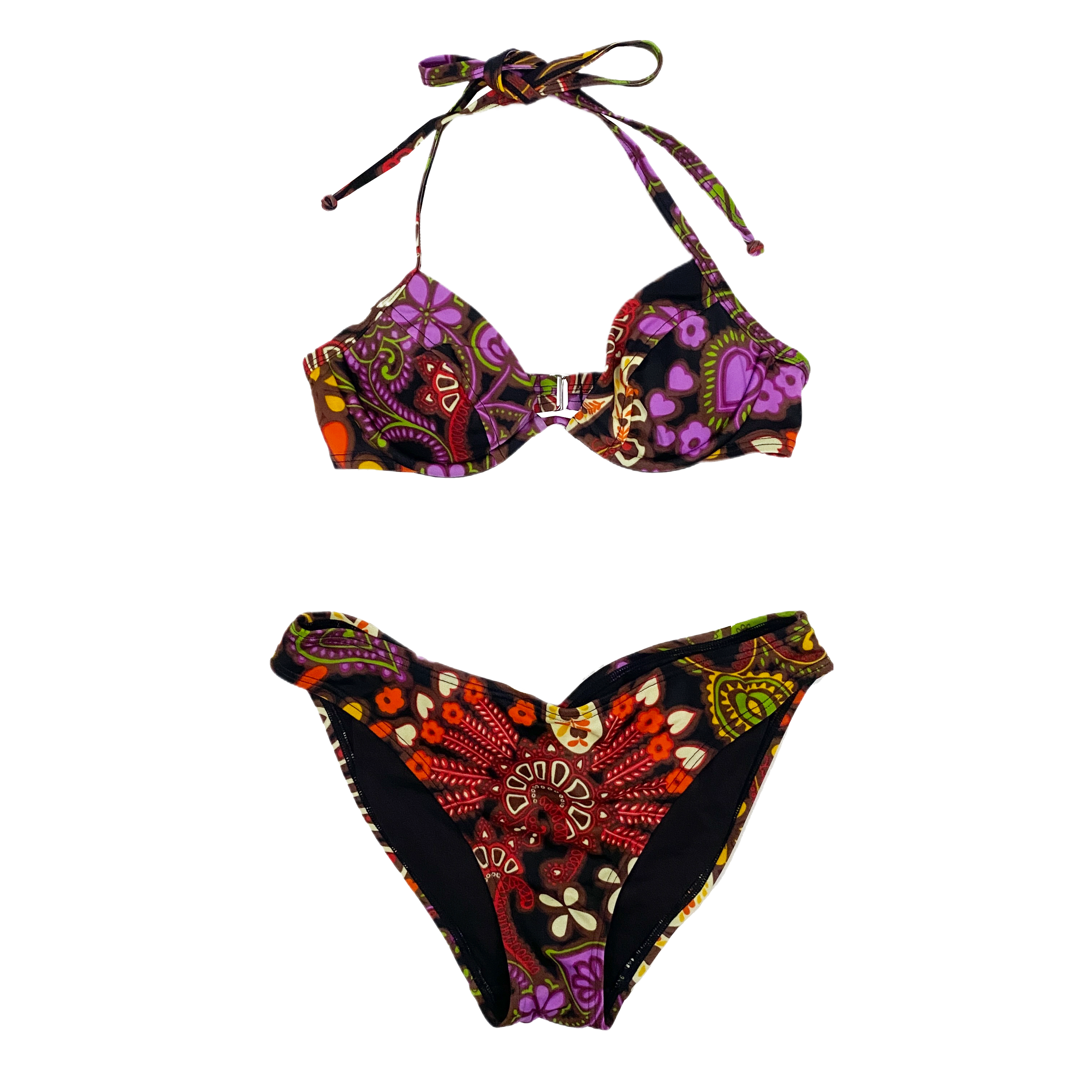 VS Brown Boho Push-Up Bikini (S)