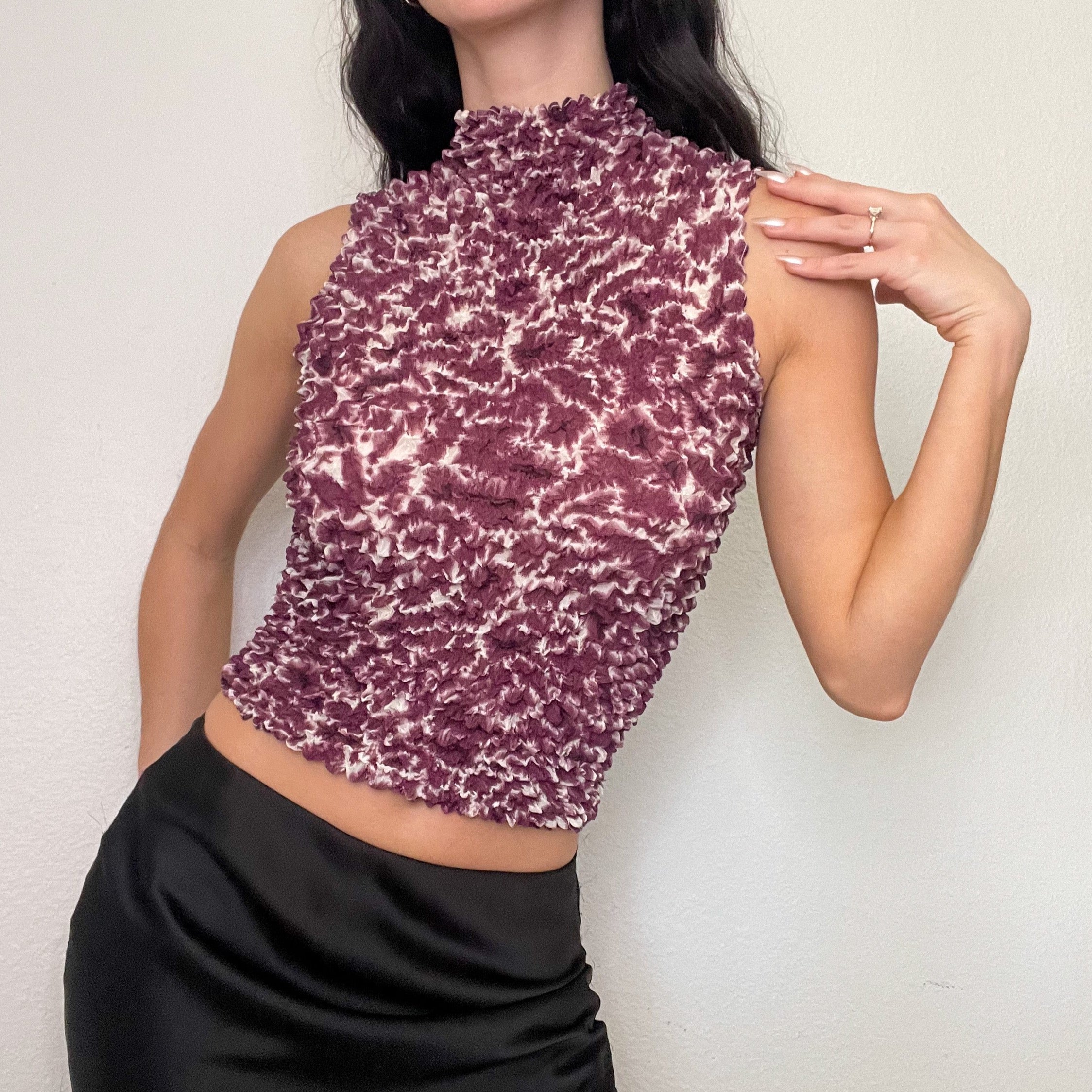 Y2K Bubble Tank Top
