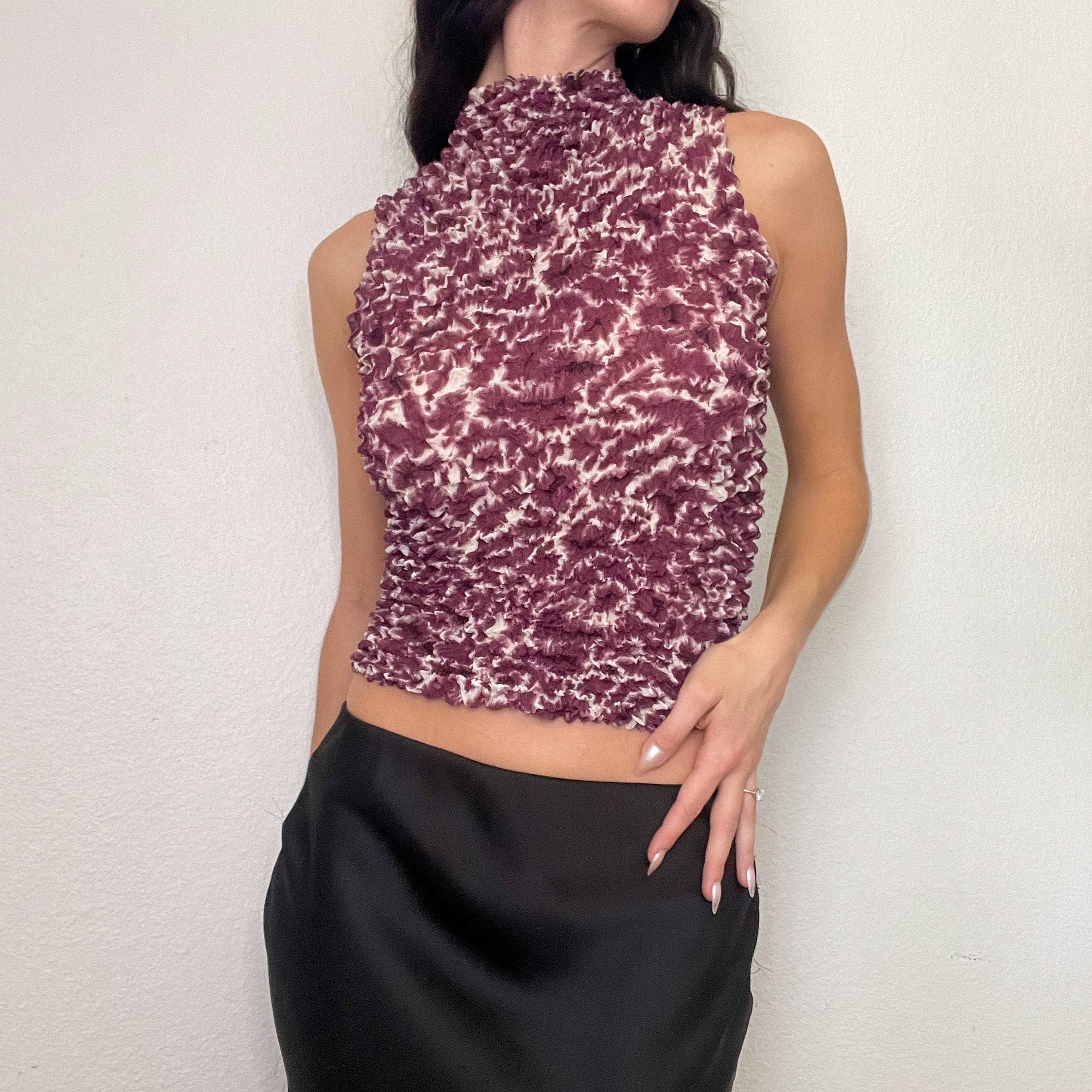 Y2K Bubble Tank Top