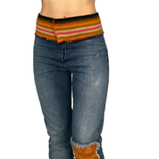 Miss Sixty 2000s Low Rise Fold-Over Jeans (S)