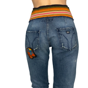Miss Sixty 2000s Low Rise Fold-Over Jeans (S)