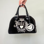 Black Juicy Couture Y2K Bowler Bag