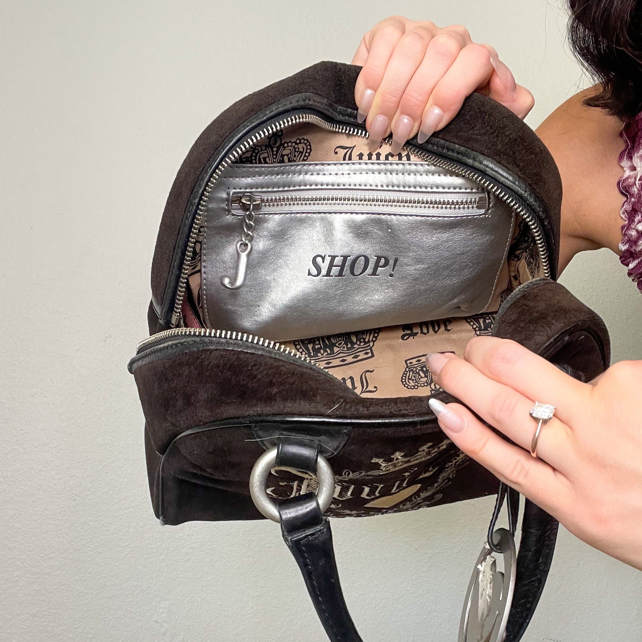 Black Juicy Couture Y2K Bowler Bag – Holy Thrift