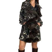 Simon Chang Fringe Statement Jacket (S/M)