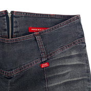 Miss Sixty Vintage Black Ultra Low Rise Flare Jeans (L)