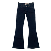Miss Sixty 2000s Low-Mid Rise Belted Flare Jeans (S)