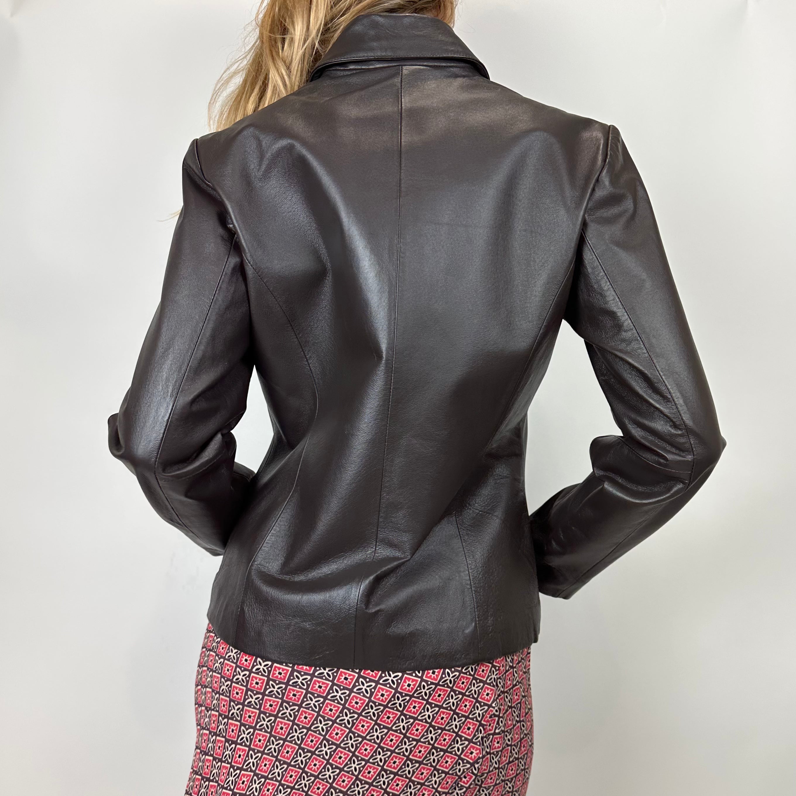Vintage 90's Café Leather Jacket