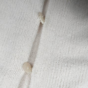 White Shaggy Chenille Sweater (XL)