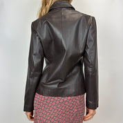 Vintage 90's Café Leather Jacket