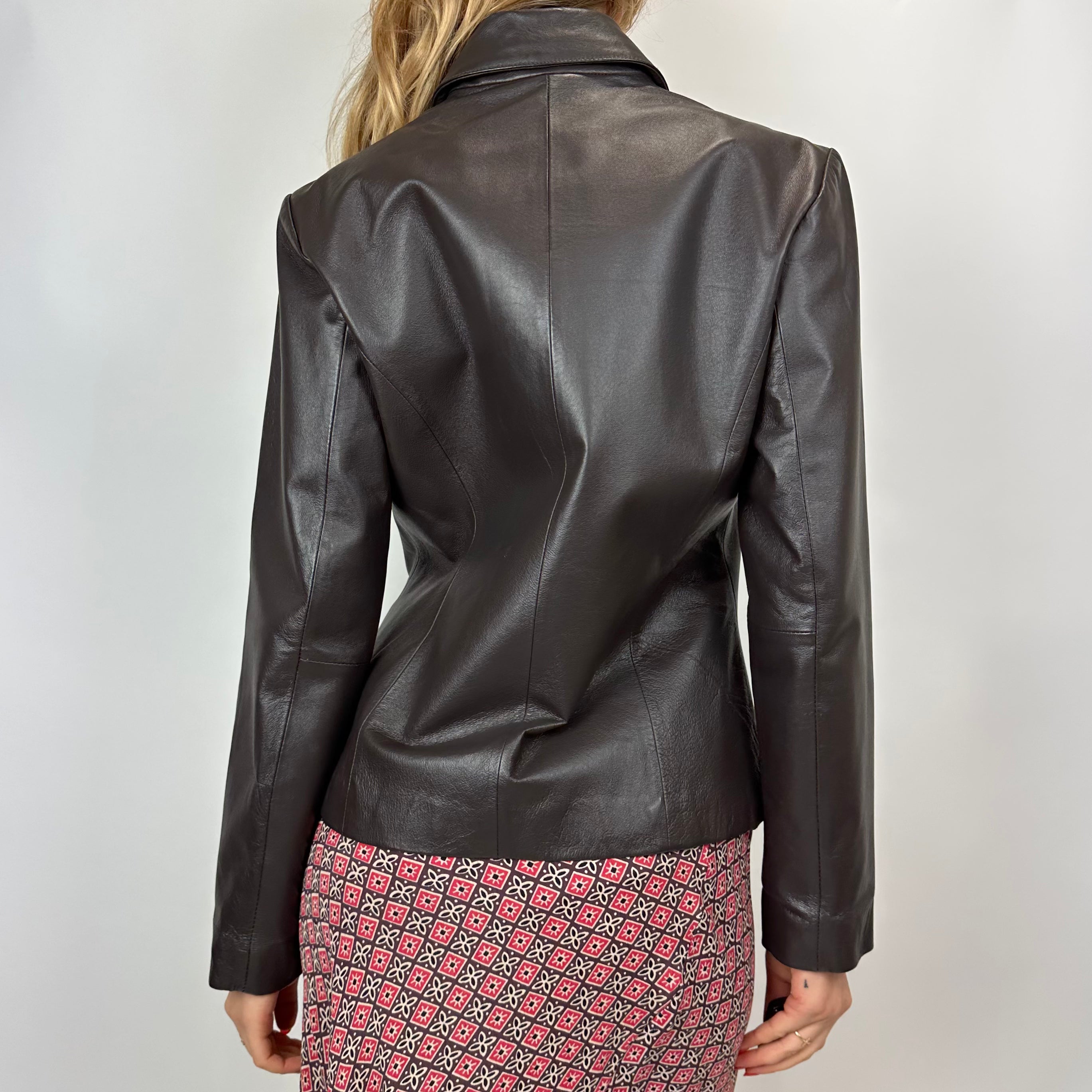 Vintage 90's Café Leather Jacket
