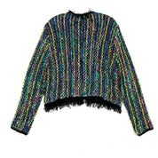 Funky Woven Fringe Cardigan (M)