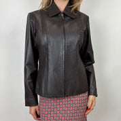 Vintage 90's Café Leather Jacket
