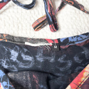 Desigual Graphic Babydoll Halter Mini Dress (S)