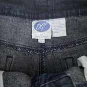 2000's Embroidered Butterfly Rhinestone Jeans (S/M)