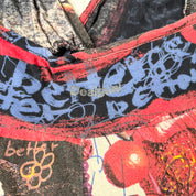 Desigual Graphic Babydoll Halter Mini Dress (S)