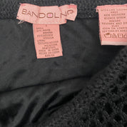 Black Embellished Crochet Fairy Skirt (L)