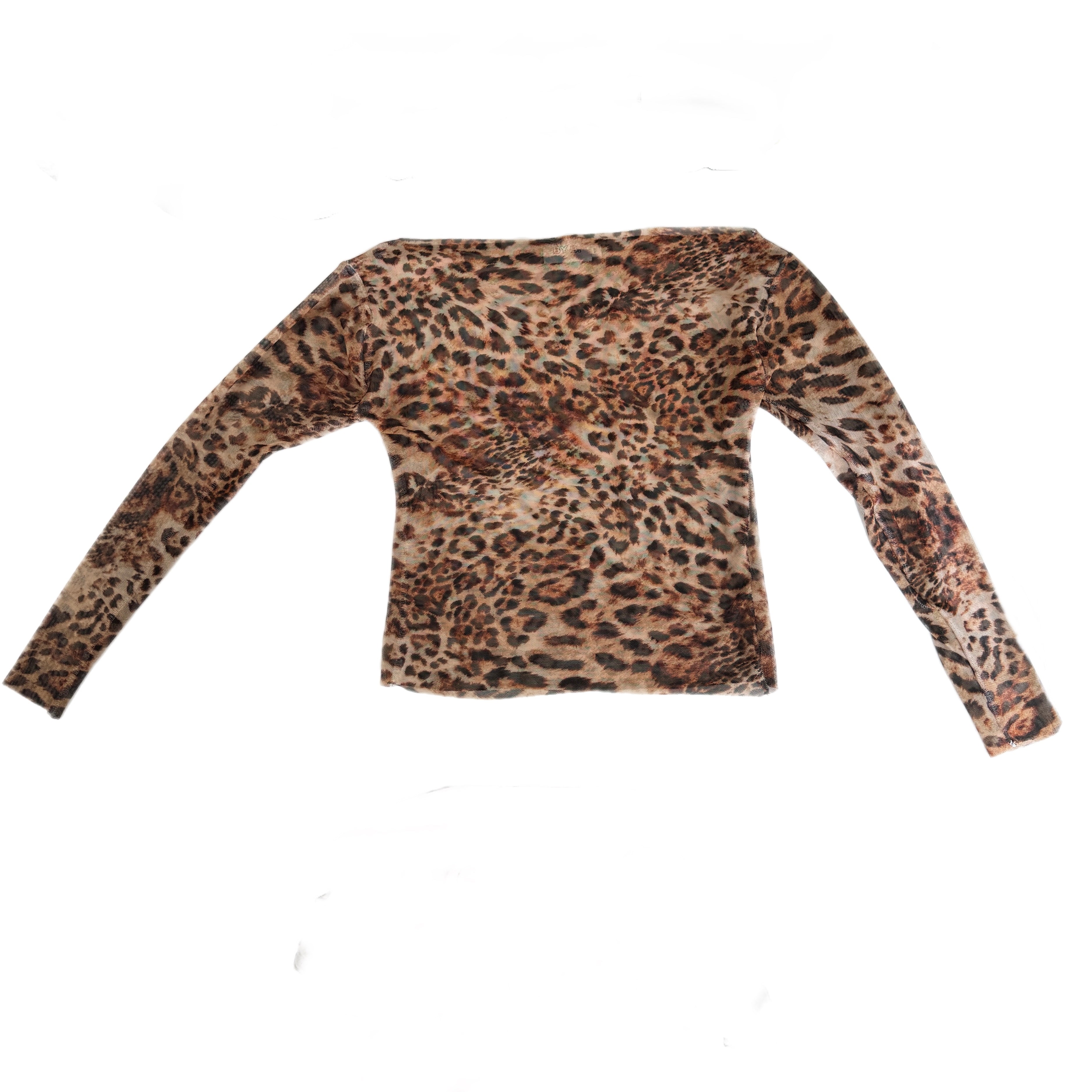 Leopard Mesh Long Sleeve (XS-XL)