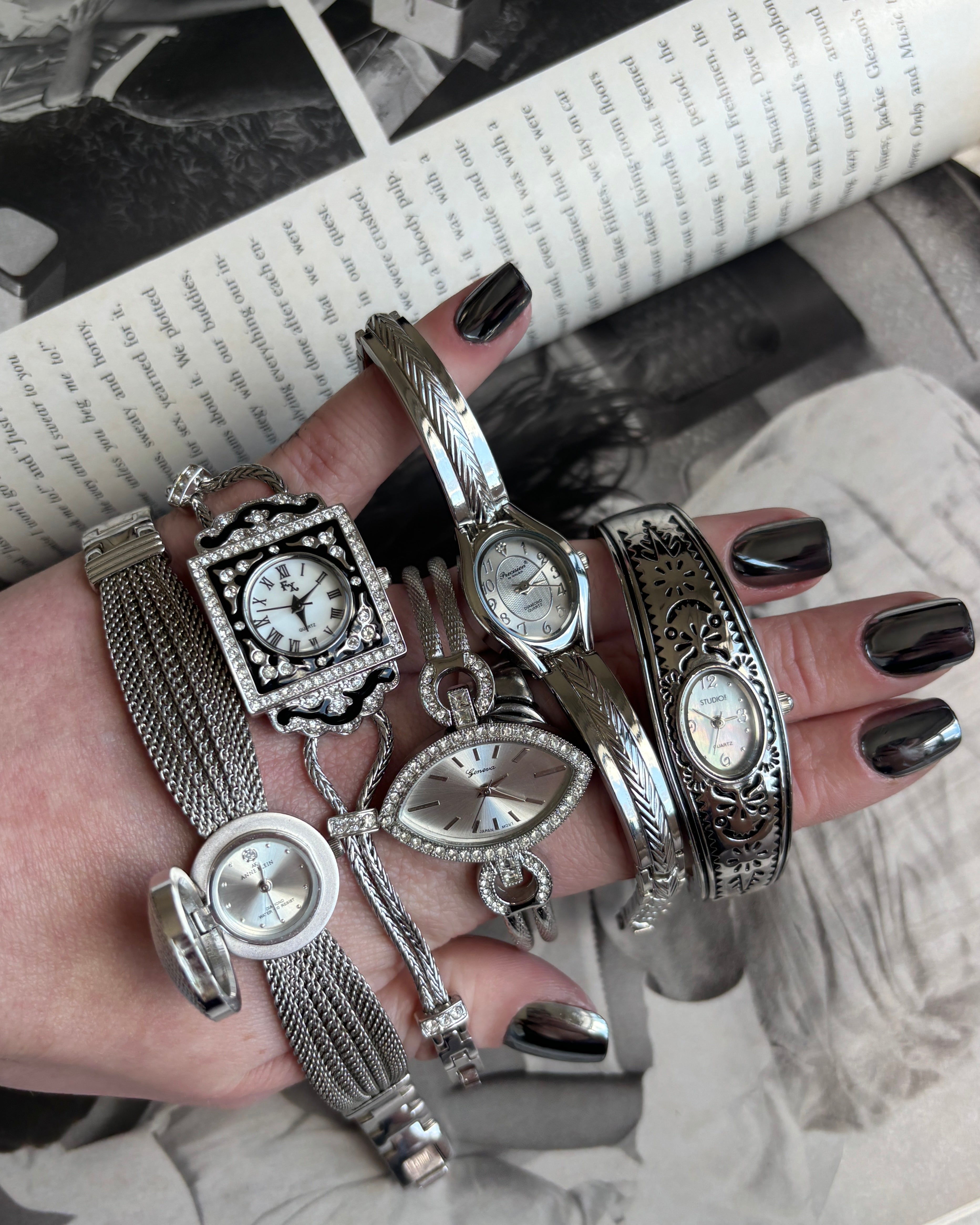 Mesh Peek-a-boo Watch