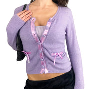 Lavender Cardi & Cami Set (XS)
