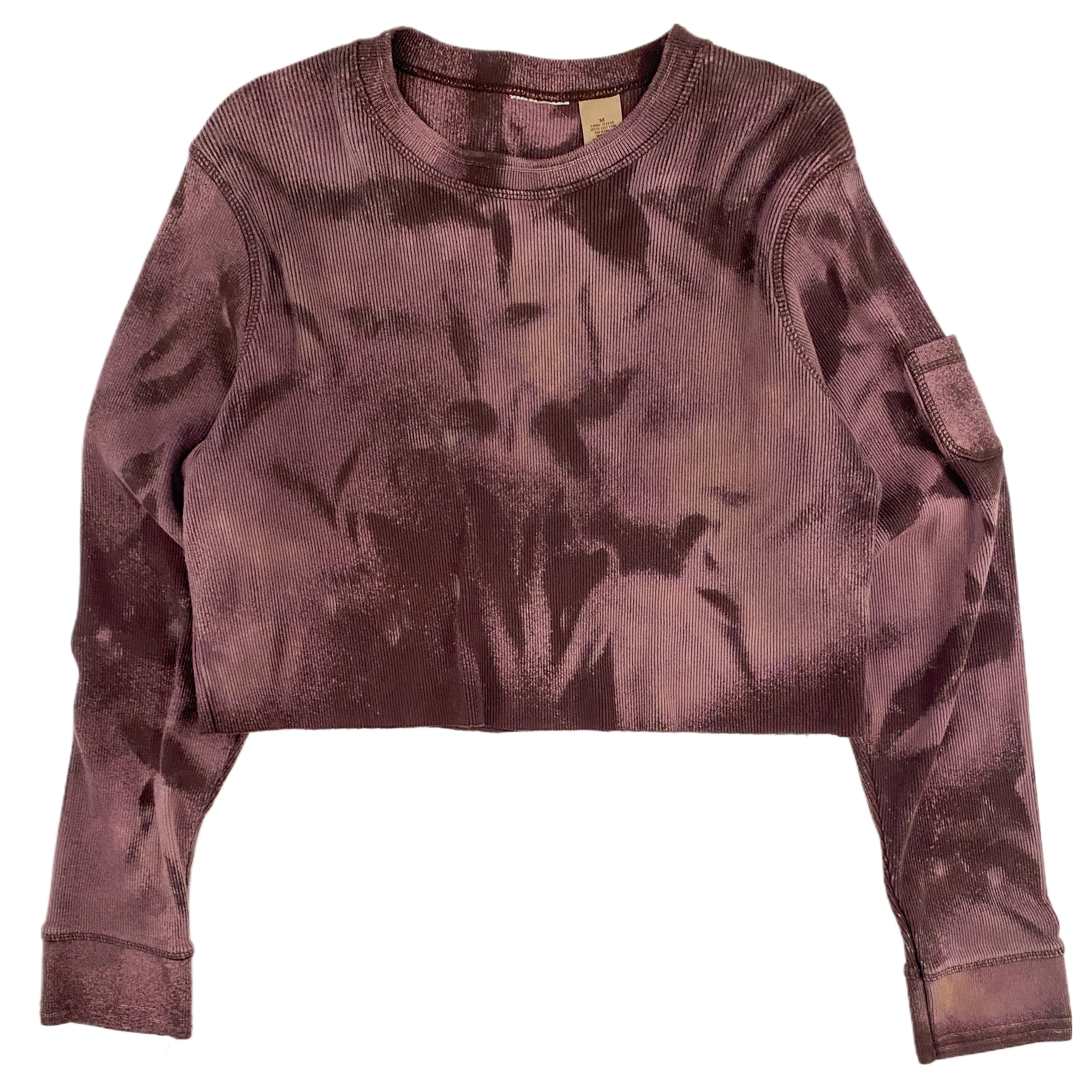 Brown Tie Dye Crop (M)