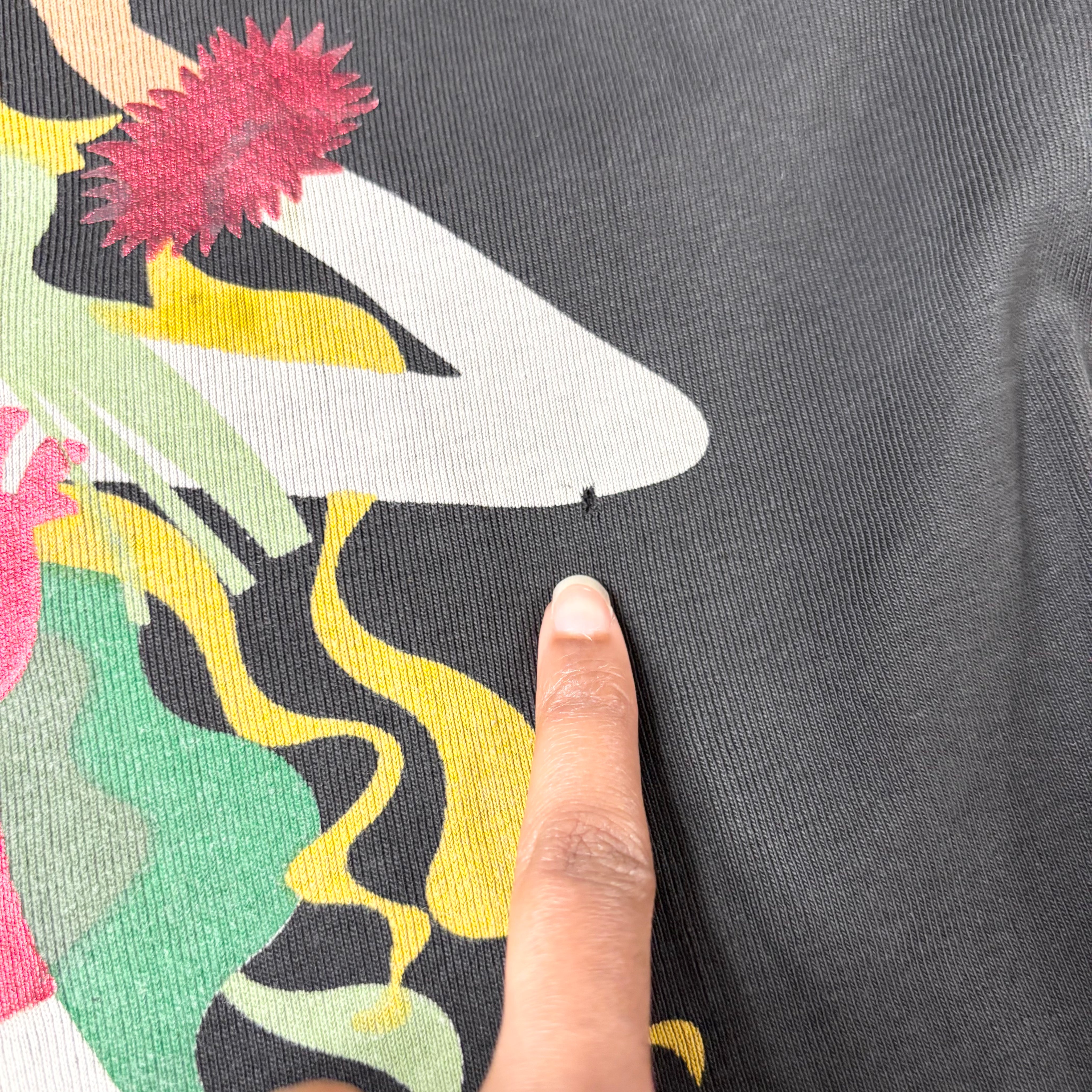 Miss Sixty Portrait Graphic Half Sleeve Top (M)