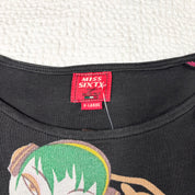 Miss Sixty Portrait Graphic Half Sleeve Top (M)